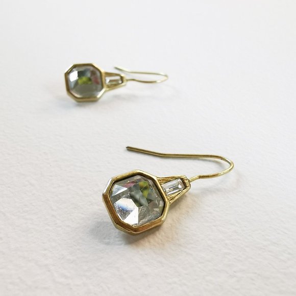 Matte Gold Lia Sophia Dangle Earrings - Picture 8 of 15